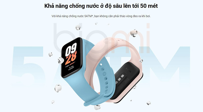 Vong deo tay thong minh Mi Band 8 Active 5