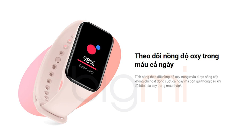 Vong deo tay thong minh Mi Band 8 Active 6