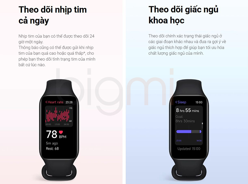 Vong deo tay thong minh Mi Band 8 Active 7