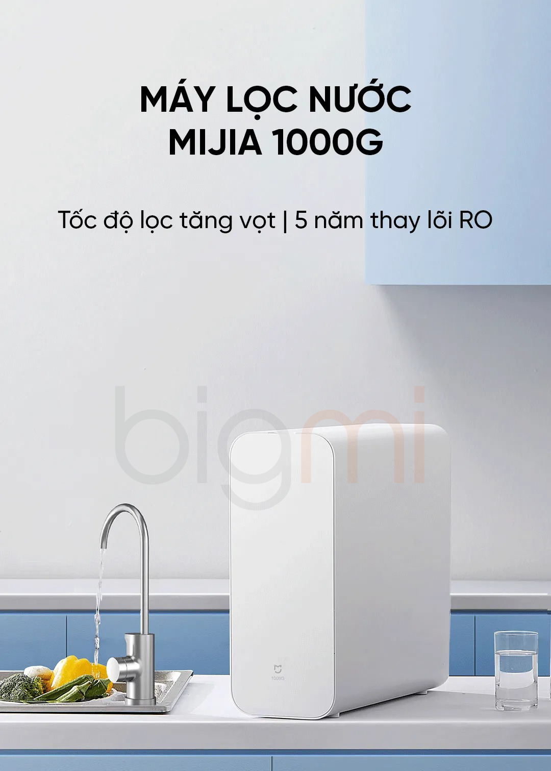May loc nuoc Xiaomi Mijia 1000G MR1082 do ben loi RO toi 5 nam