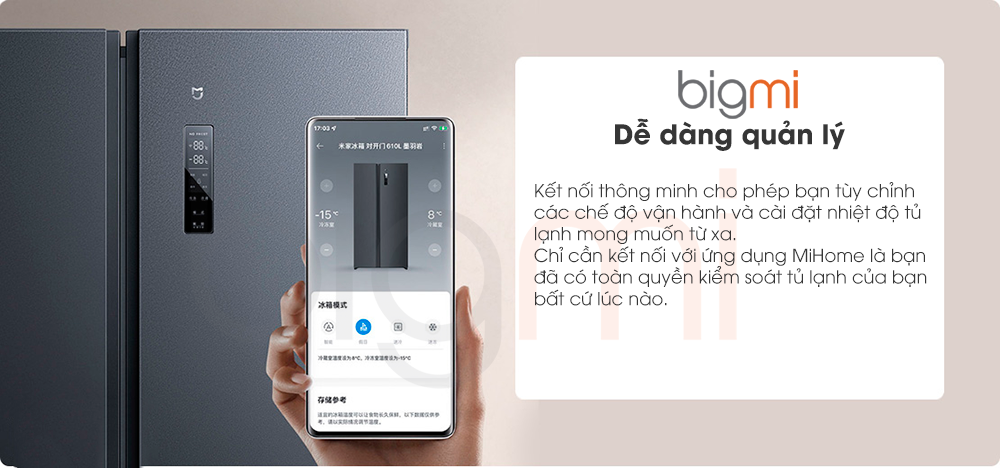 Tu lanh thong minh Xiaomi Mijia 610L BCD 610WMSA 1