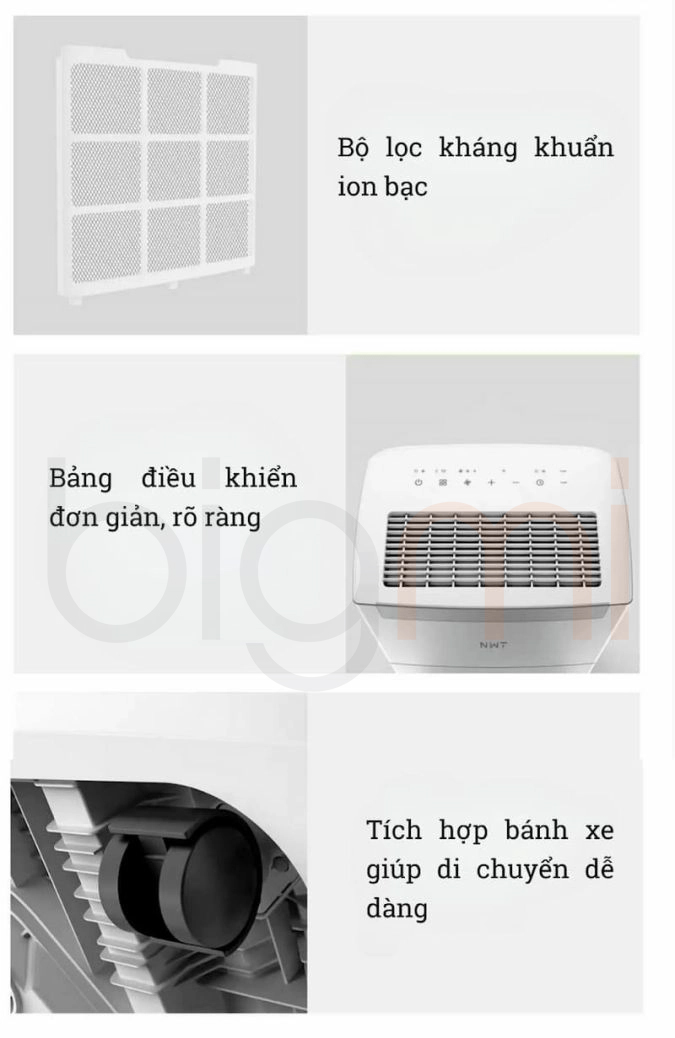 May hut am thong minh Xiaomi New Widetech 60L WDH08E60FPW 5