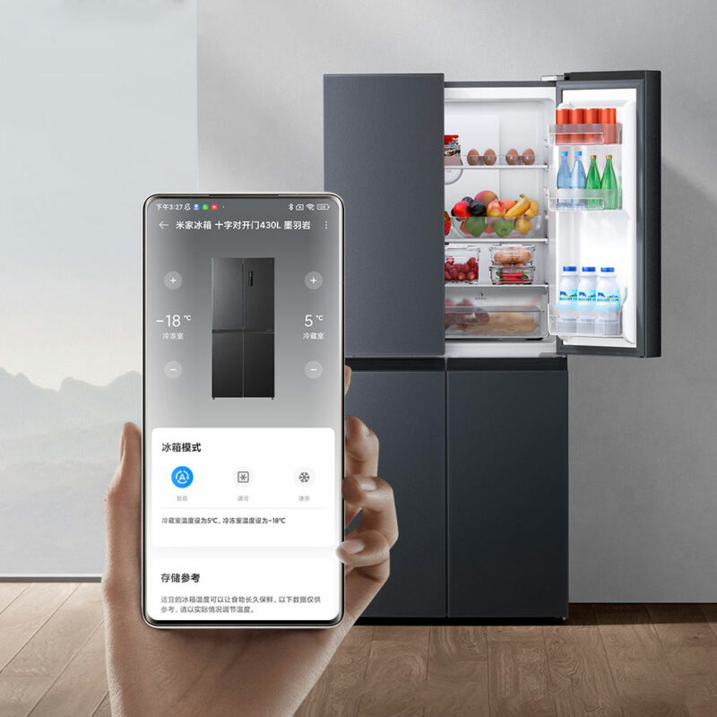 Tu lanh Xiaomi Mijia 520L BCD 520WMSA thong minh Xiaomi Mijia Cross door Refrigerator 520L