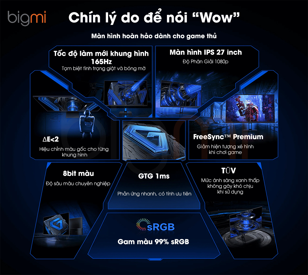 Man hinh gaming 27 inch Xiaomi Gaming Monitor G27i 2