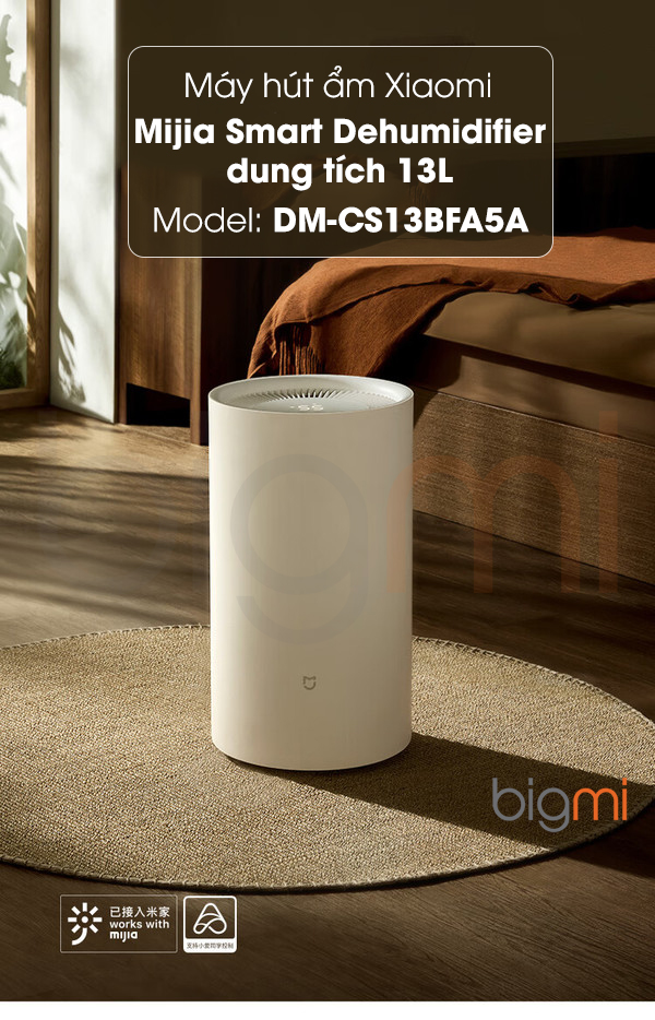 May hut am Xiaomi Mijia Smart Dehumidifier 13L DM CS13BFA5A 1