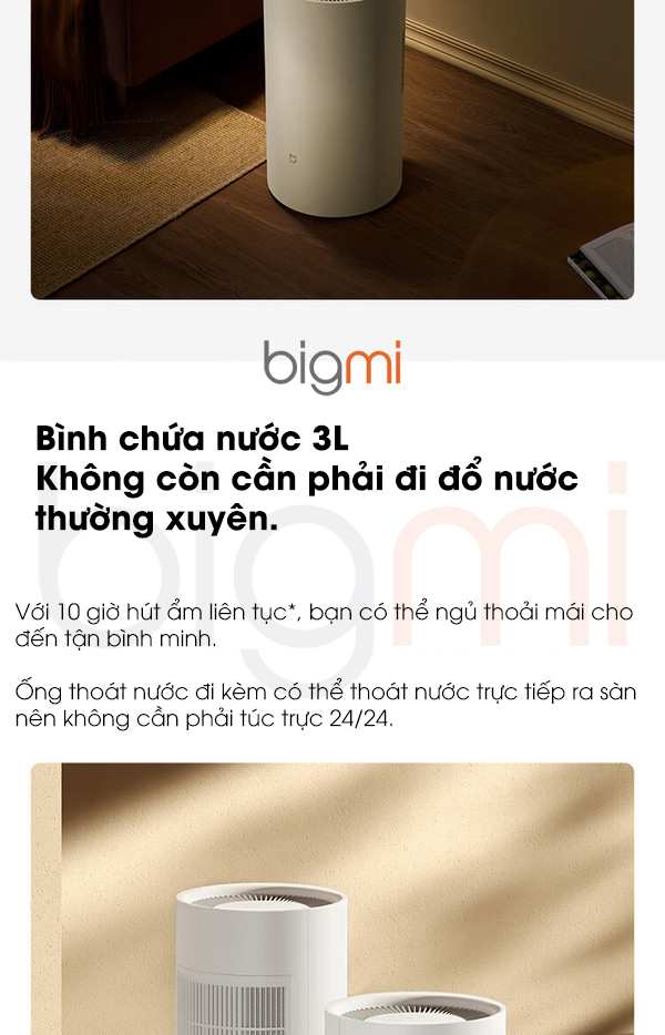 May hut am Xiaomi Mijia Smart Dehumidifier 13L DM CS13BFA5A 6