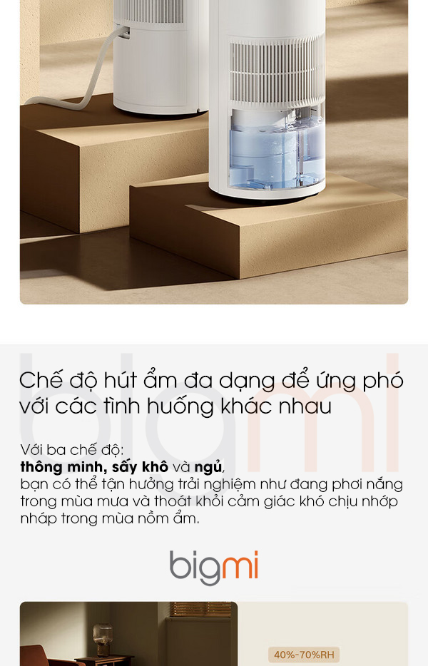 May hut am Xiaomi Mijia Smart Dehumidifier 13L DM CS13BFA5A 7