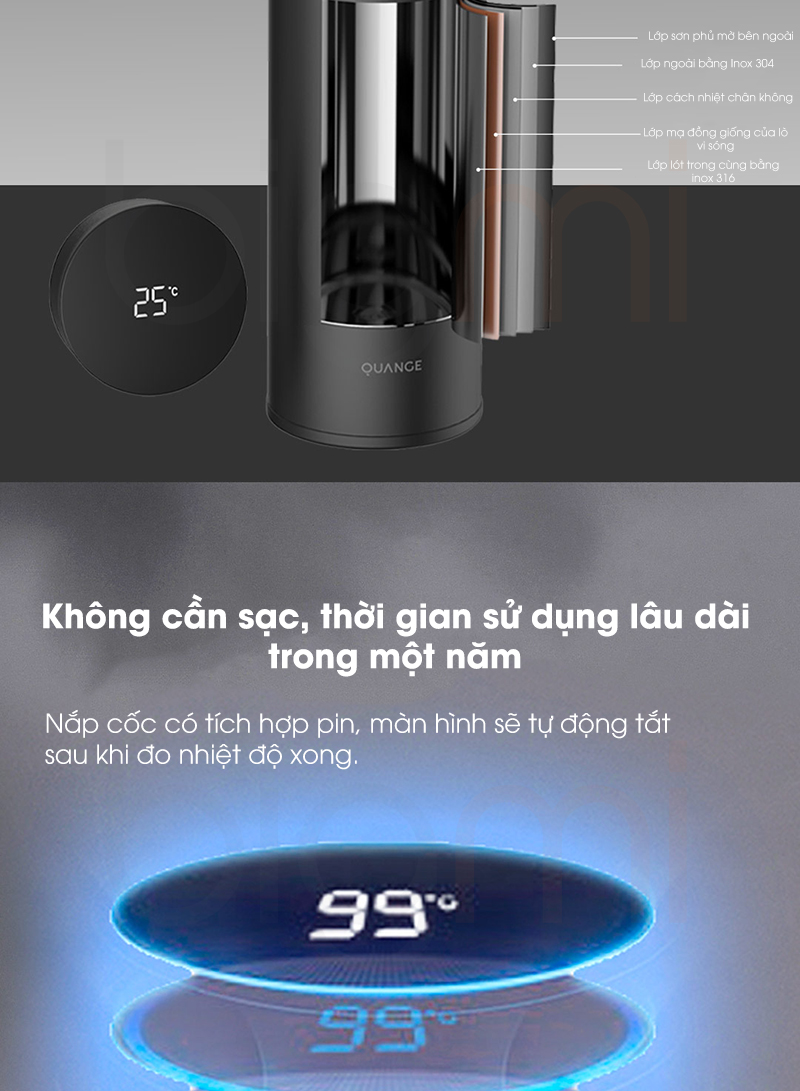 Binh pha tra Quange PC505 400ml hien thi nhiet do Inox 316 cao cap bigmi.vn 7