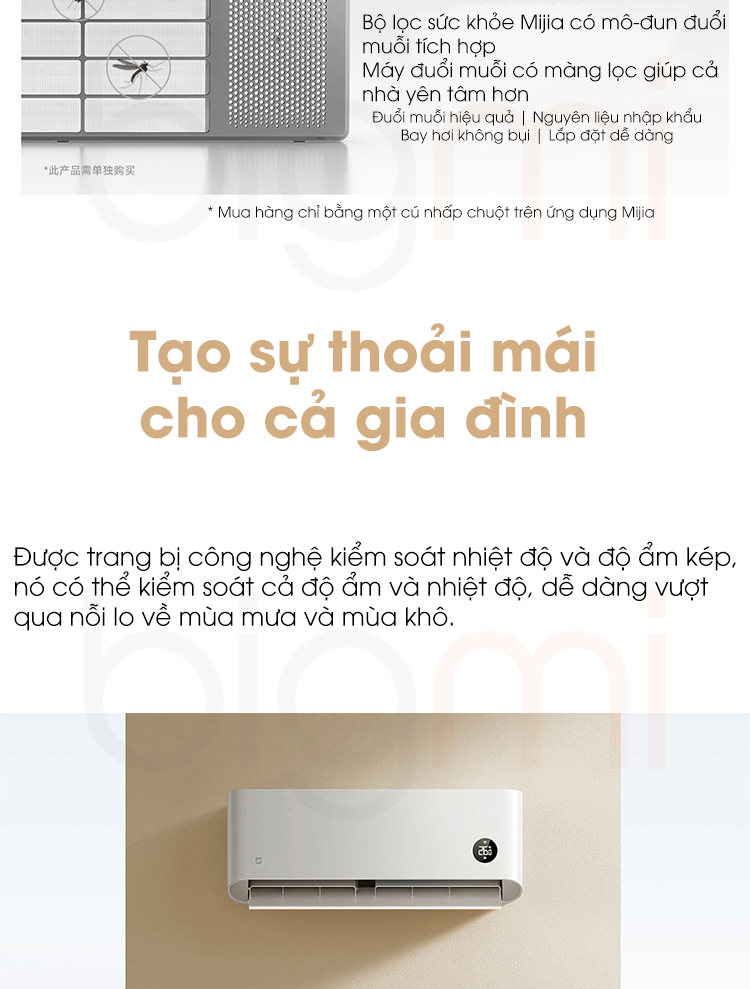 Dieu Hoa Thong Minh Xiaomi Mijia Inverter KFR 50GW N2A1 2HP 13
