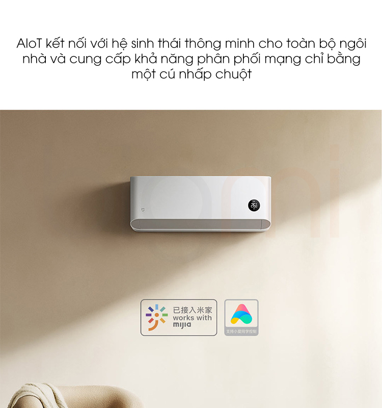 Dieu Hoa Thong Minh Xiaomi Mijia Inverter KFR 50GW N2A1 2HP 15