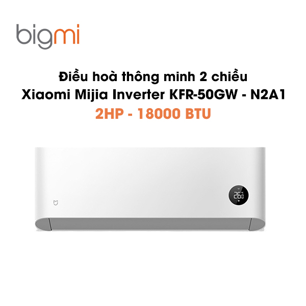 Dieu Hoa Thong Minh Xiaomi Mijia Inverter KFR 50GW N2A1 2HP 18000 BTU dieu hoa 2 chieu