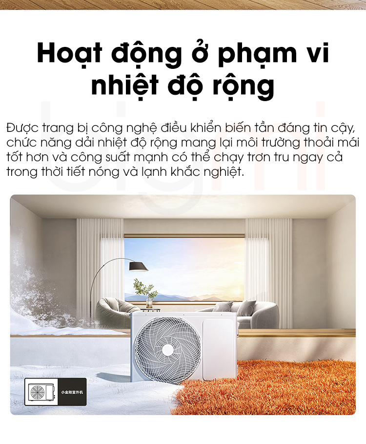 Dieu Hoa Thong Minh Xiaomi Mijia Inverter KFR 50GW N2A1 2HP 7