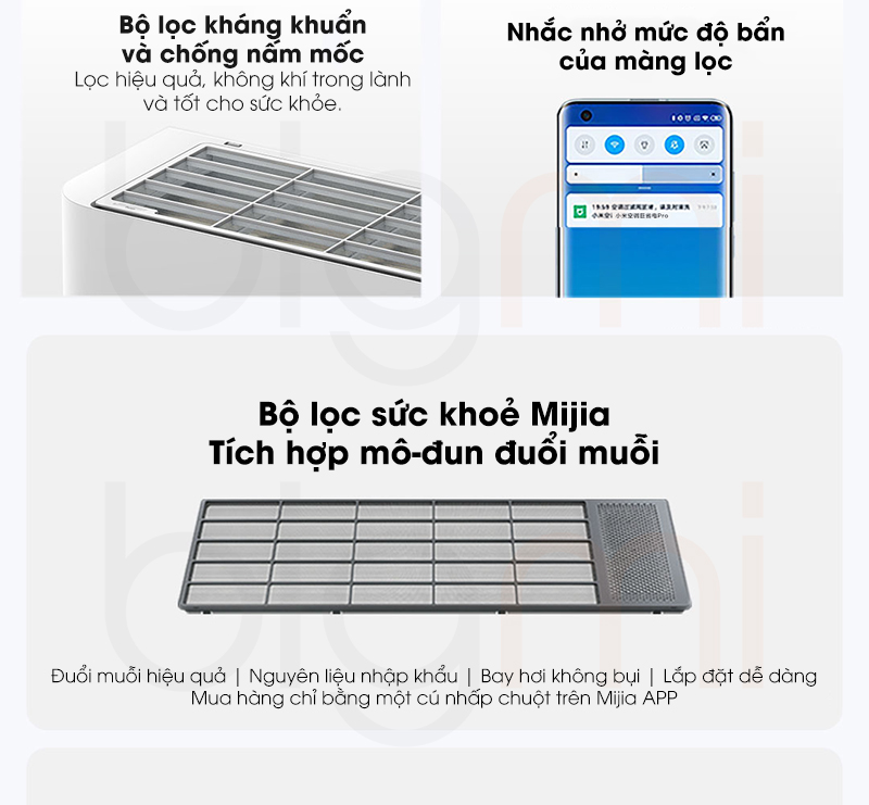 Dieu hoa 2 chieu Xiaomi Mijia KFR 35GW V1A1 Pro 12000 BTU 1.5HP 2024 sieu tiet kiem dien 15