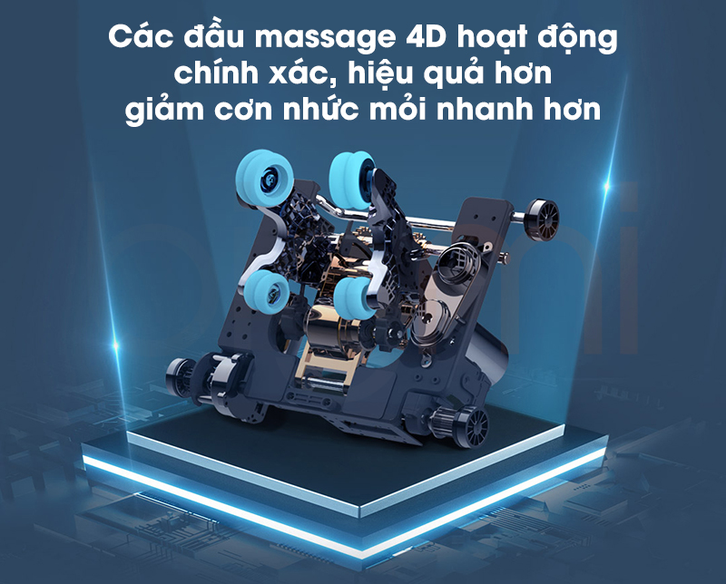 Ghe massage Xiaomi Momoda 4D M810 dau massage 4D