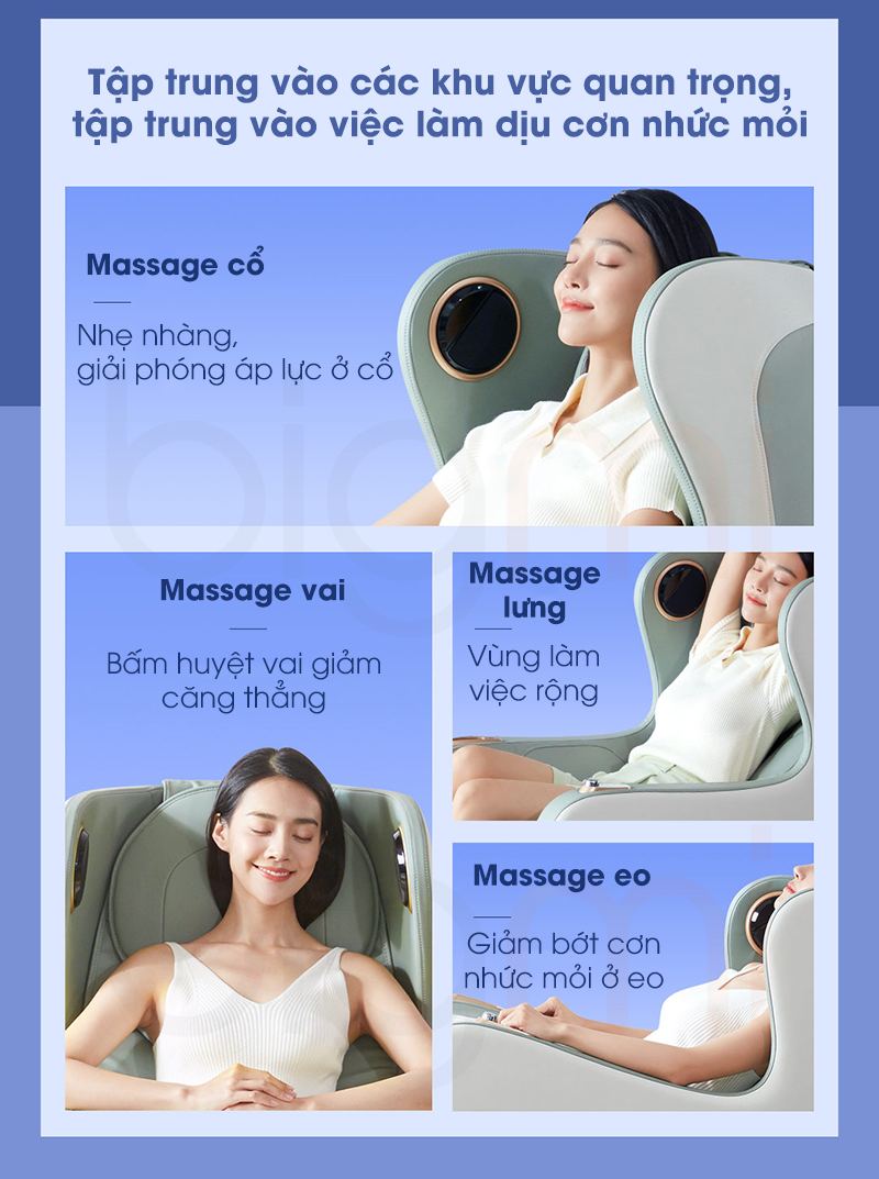 Ghe massage Xiaomi Momoda M510 Pro 3D da nang nho gon 10