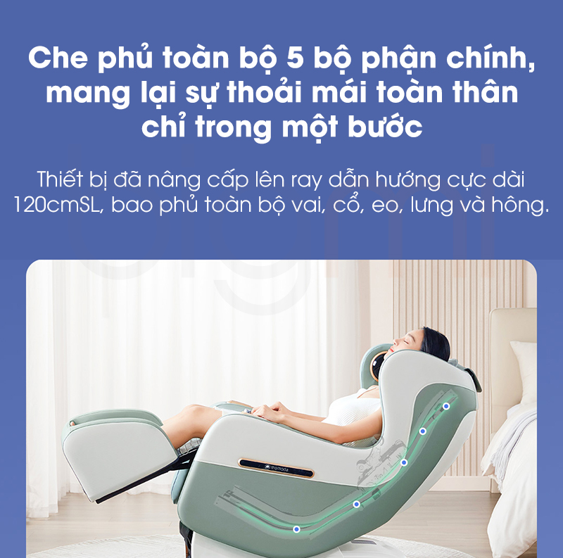 Ghe massage Xiaomi Momoda M510 Pro 3D da nang nho gon 11