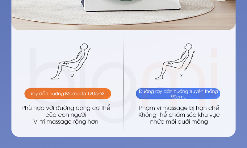 Ghe massage Xiaomi Momoda M510 Pro 3D da nang nho gon 12