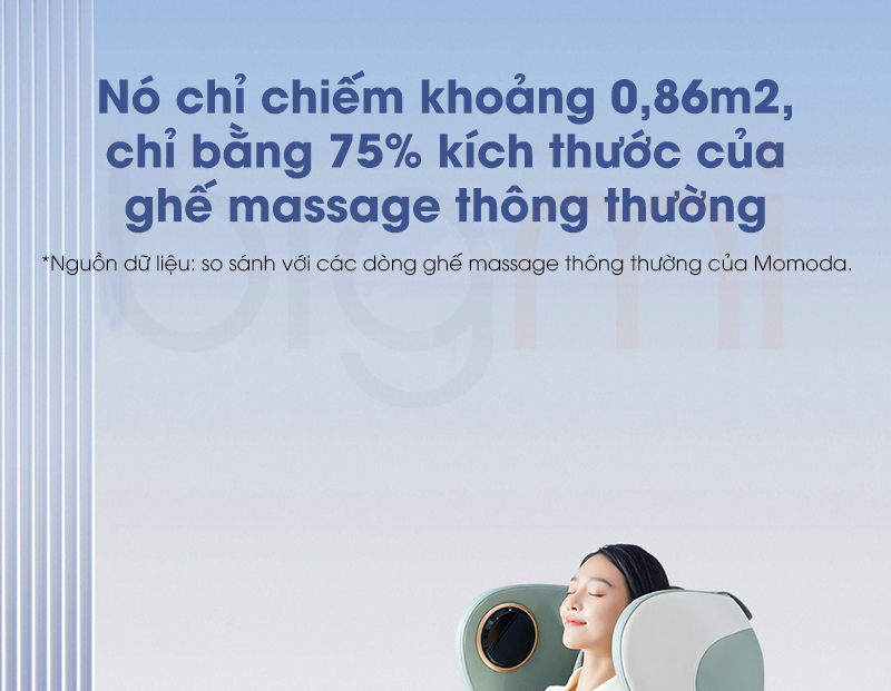 Ghe massage Xiaomi Momoda M510 Pro 3D da nang nho gon 4