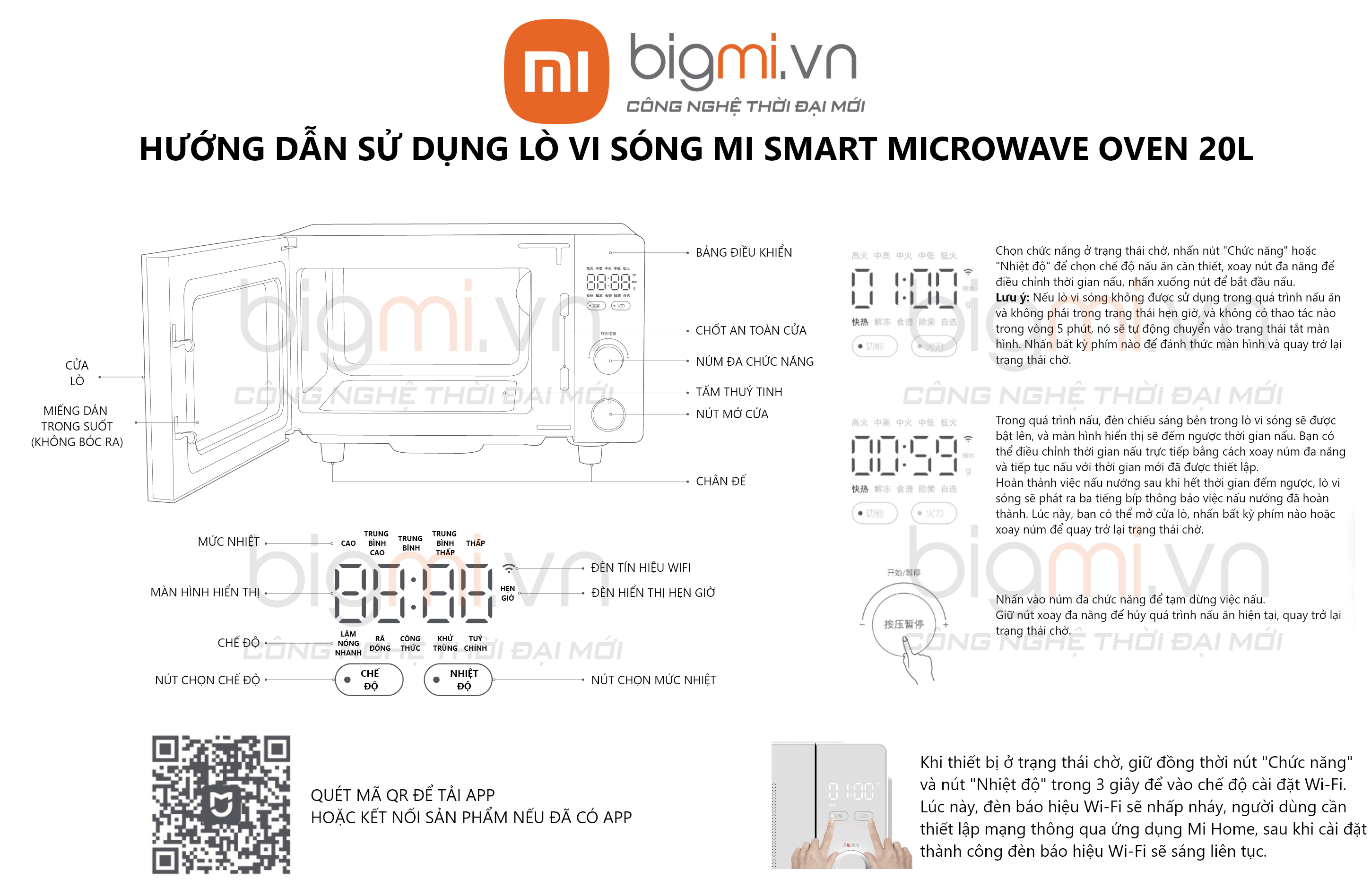 HDSD Lo vi song Microwave owen