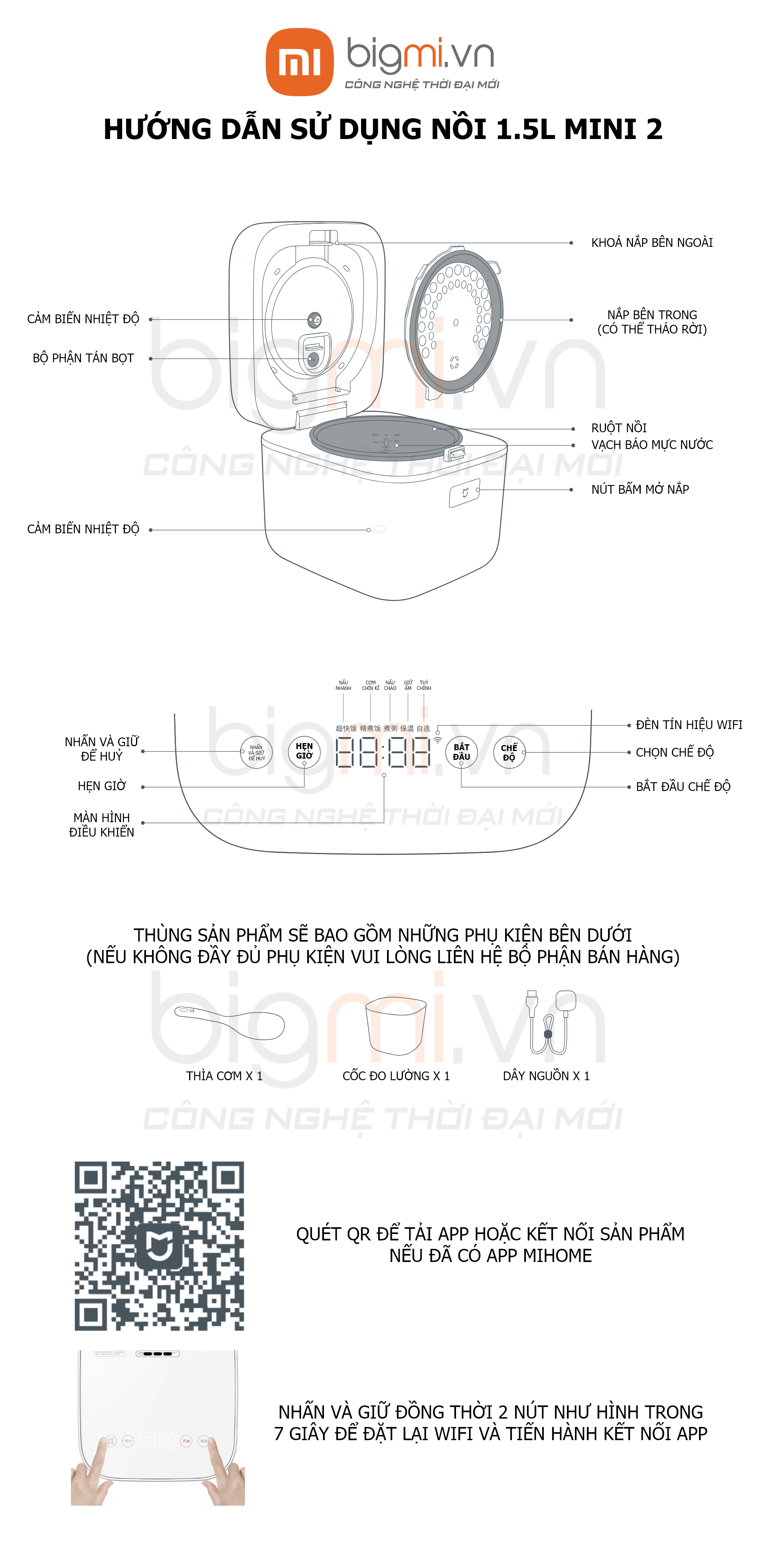 HDSD noi com dien 1.5L MINI 2