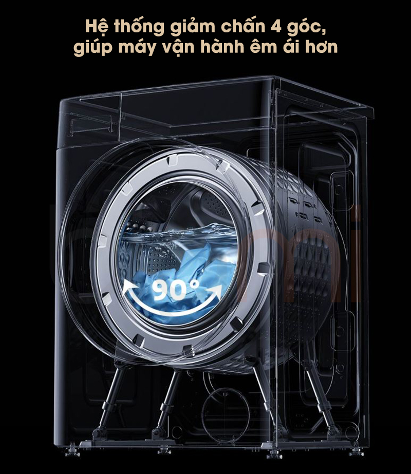 May giat say Xiaomi Mijia MJ301 Pro trang bi he thong giam rung lac hieu qua