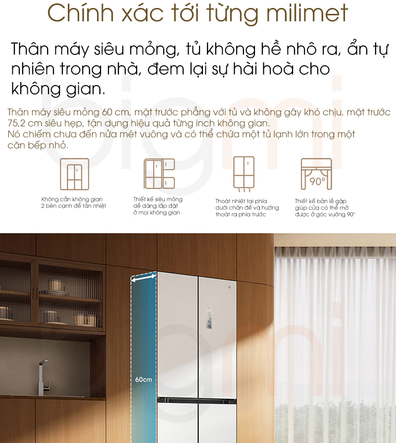 Tu lanh Xiaomi Mijia 439L BCD 439WMBI 5