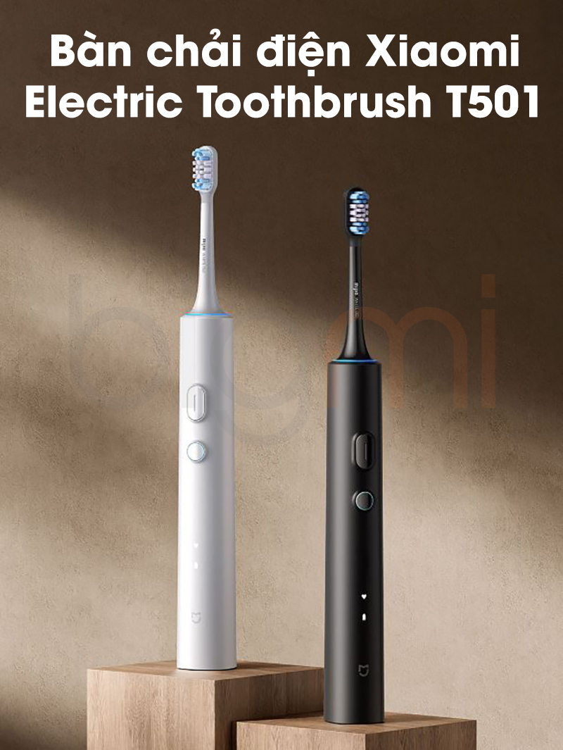 Ban chai dien Xiaomi Electric Toothbrush T501 model moi 2024