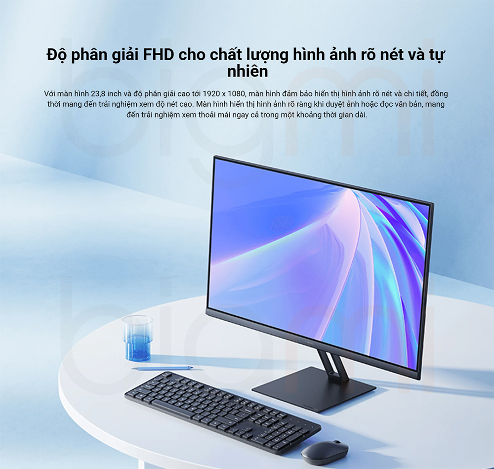 Man hinh Xiaomi A24i 24 inch Man hinh may tinh Xiaomi Monitor 24 inch do phan giai fullHD