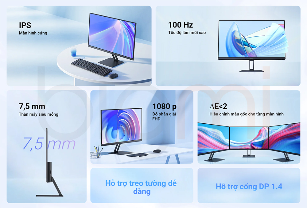 Man hinh Xiaomi A24i 24 inch Man hinh may tinh Xiaomi Monitor 24 inch nhieu cong nghe