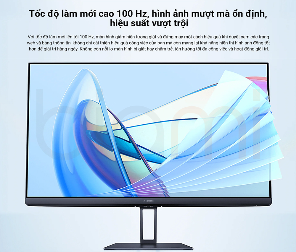 Man hinh Xiaomi A24i 24 inch Man hinh may tinh Xiaomi Monitor 24 inch toc do lam moi 100Hz