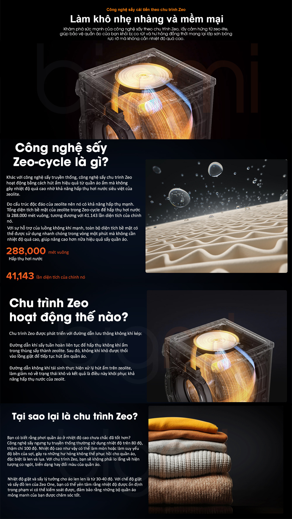 May giat say Roborock Zeo One cong nghe say chu trinh Zeo