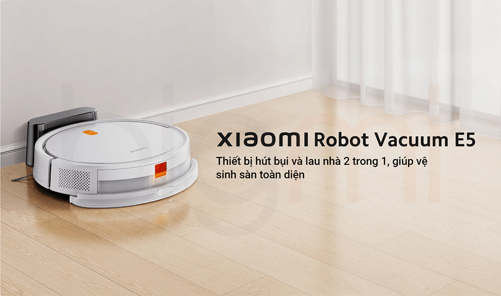Robot hut bui lau nha Xiaomi Vacuum E5 2 trong 1