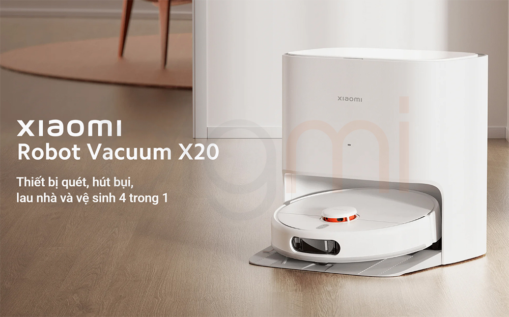 Robot hut bui lau nha Xiaomi Vacuum X20 4 trong 1