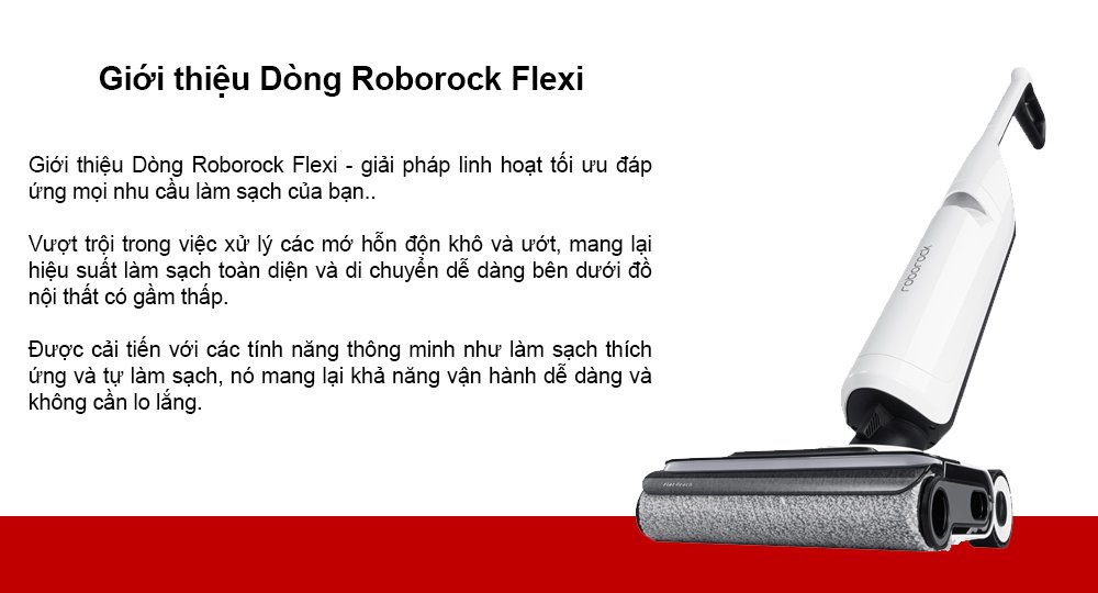 gioi thieu chung ve Roborock Flexi Pro va Roborock Flexi Lite