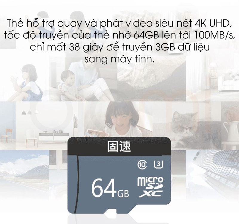 the nho xiaomi 64gb microSD u3 2