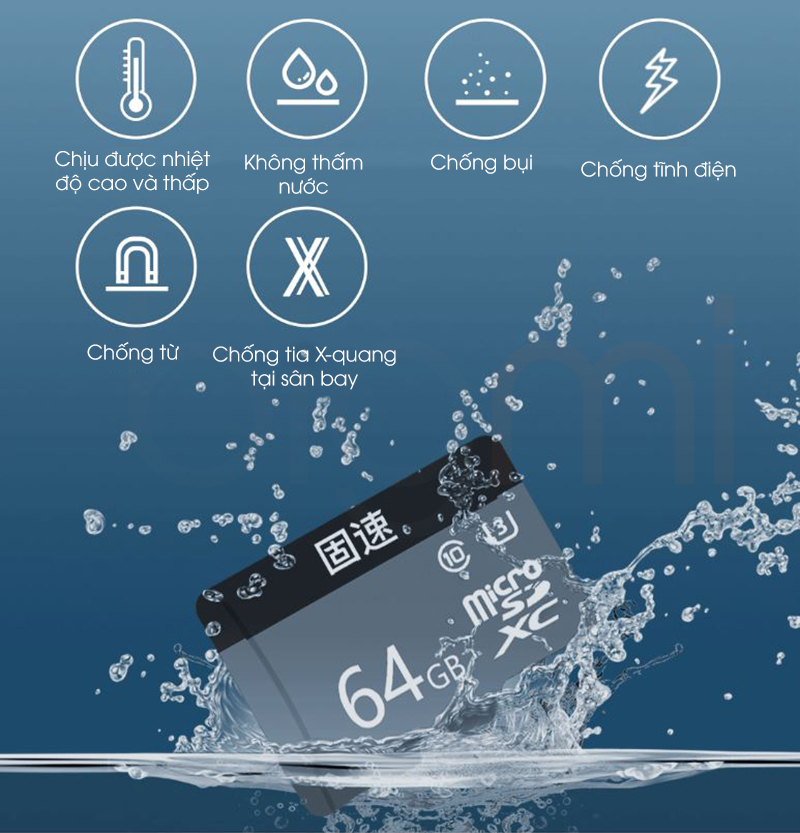 the nho xiaomi 64gb microSD u3 3