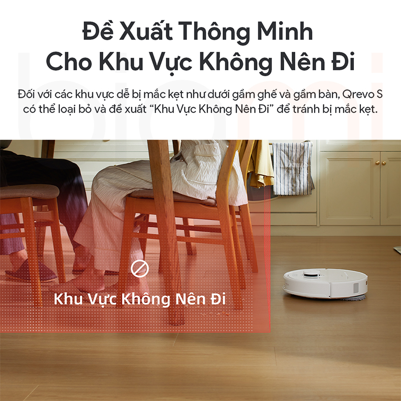 Bigmi Robot hut bui lau nha Roborock Qrevo S tinh nang 18