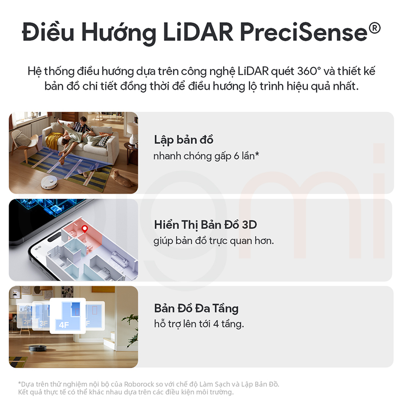 Bigmi Robot hut bui lau nha Roborock Qrevo S tinh nang 19