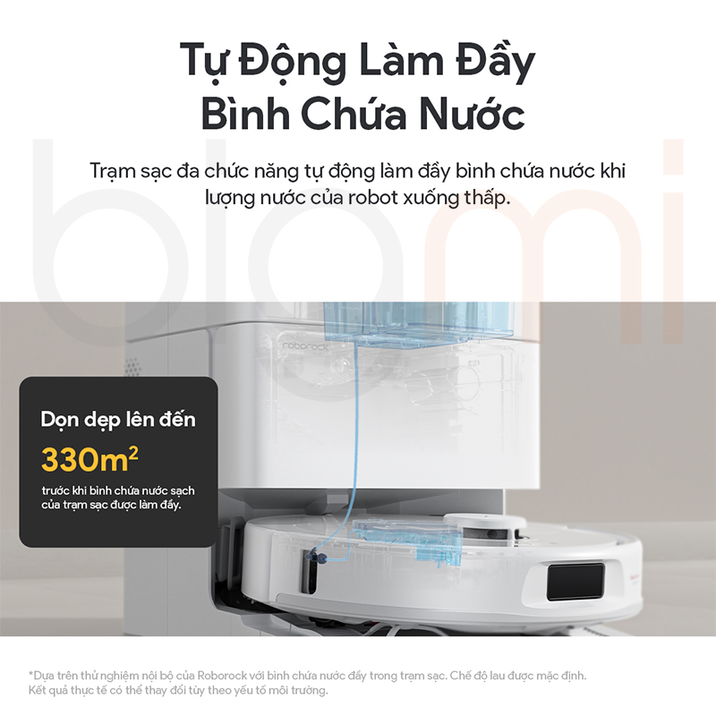 Bigmi Robot hut bui lau nha Roborock Qrevo S tinh nang 3
