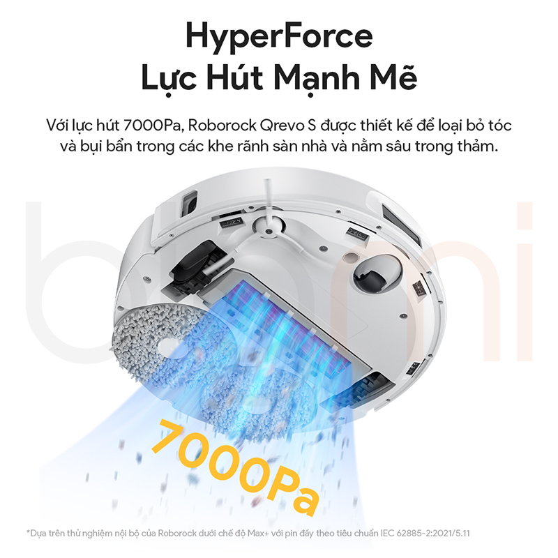 Bigmi Robot hut bui lau nha Roborock Qrevo S tinh nang 6