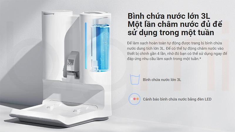 May hut bui Xiaomi Truclean W10 Ultra May hut bui lau nha kho va uot de sac thong minh