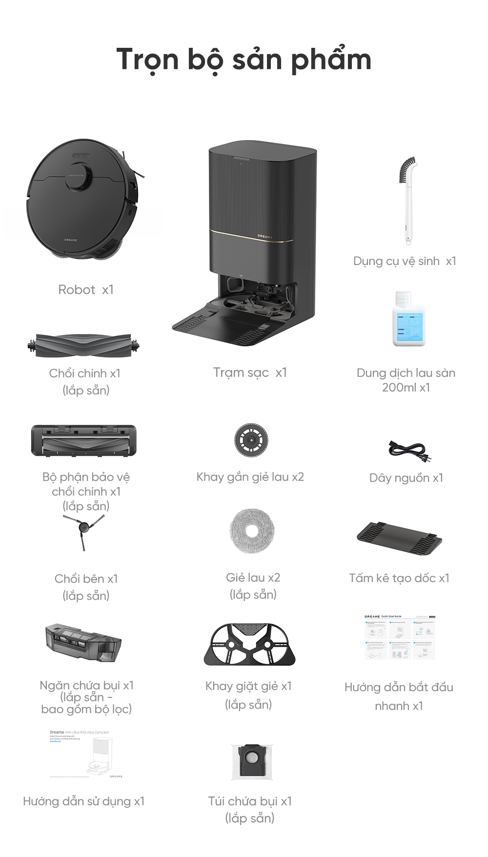 Robot hut bui lau nha Dreame X40 Ultra bigbotvn 19