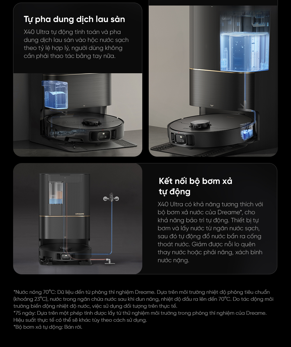Robot hut bui lau nha Dreame X40 Ultra bigbotvn 6