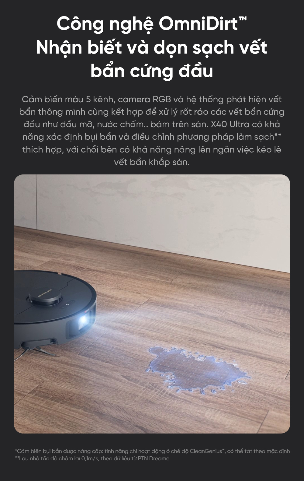 Robot hut bui lau nha Dreame X40 Ultra bigbotvn 9