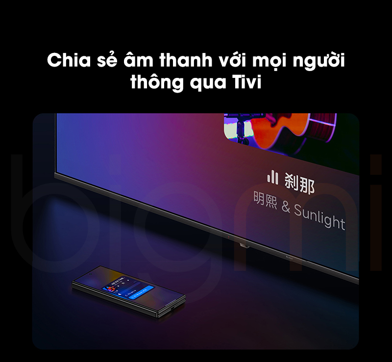 Smart Tivi 43 inch Xiaomi Redmi A43 2025 chia se am thanh