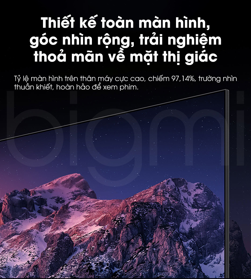 Smart Tivi Xiaomi Redmi A55 model 2025 55 inch thiet ke toan man hinh