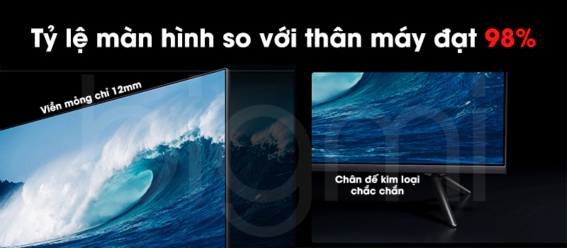 Smart Tivi Xiaomi Redmi Max 90 inch thiet ke vien sieu mong
