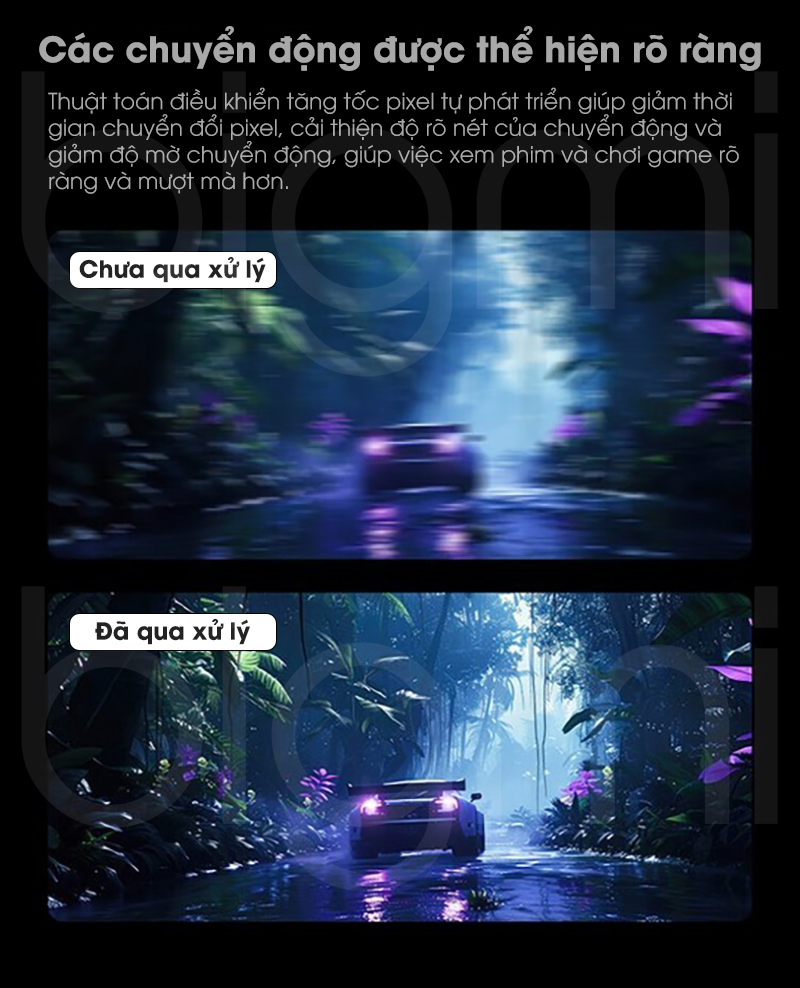 Smart Tivi Xiaomi S55 Mini LED 55 inch giam mo chuyen dong MEMC