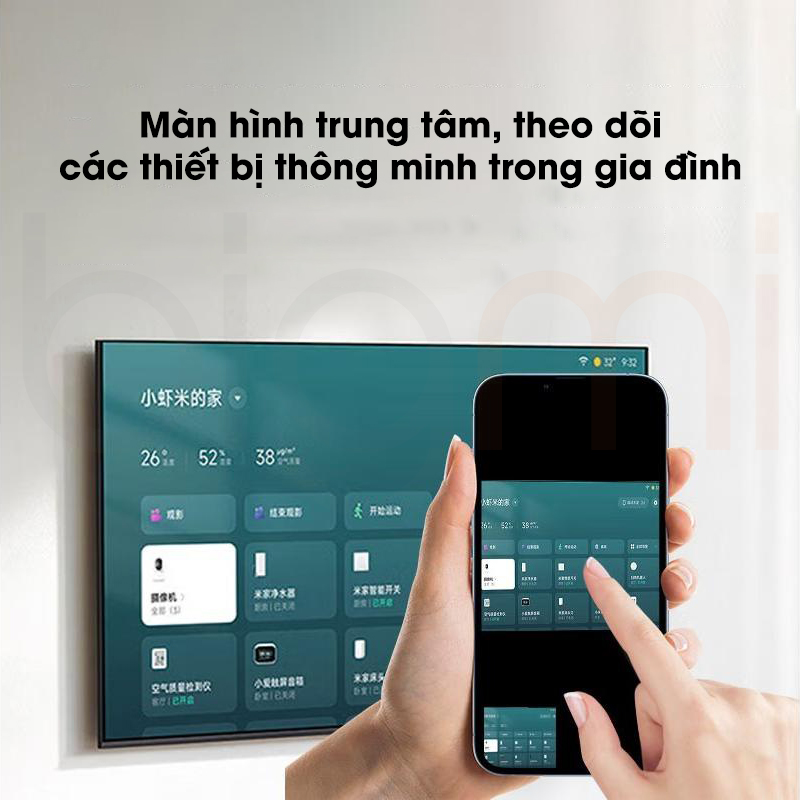 Smart Tivi Xiaomi S55 Mini LED 55 inch trung tam quan ly thiet bi thong minh