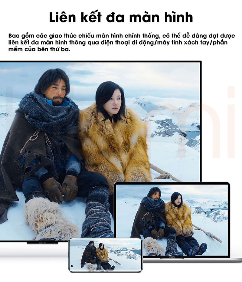Smart Tivi Xiaomi TV6 65 inch OLED 4K Man hinh sieu mong 4.6mm 18